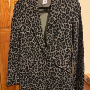 cabi Jungle Leopard Print Blazer